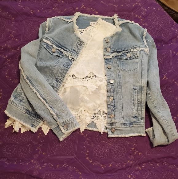 🥰 Jean Jacket Over sized - Picture 1 of 3